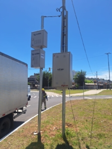 Nobreak Semafórico instalado pela Chiorri em Porto Alegre